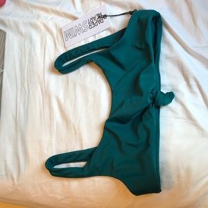 Paper heart swim bikini top